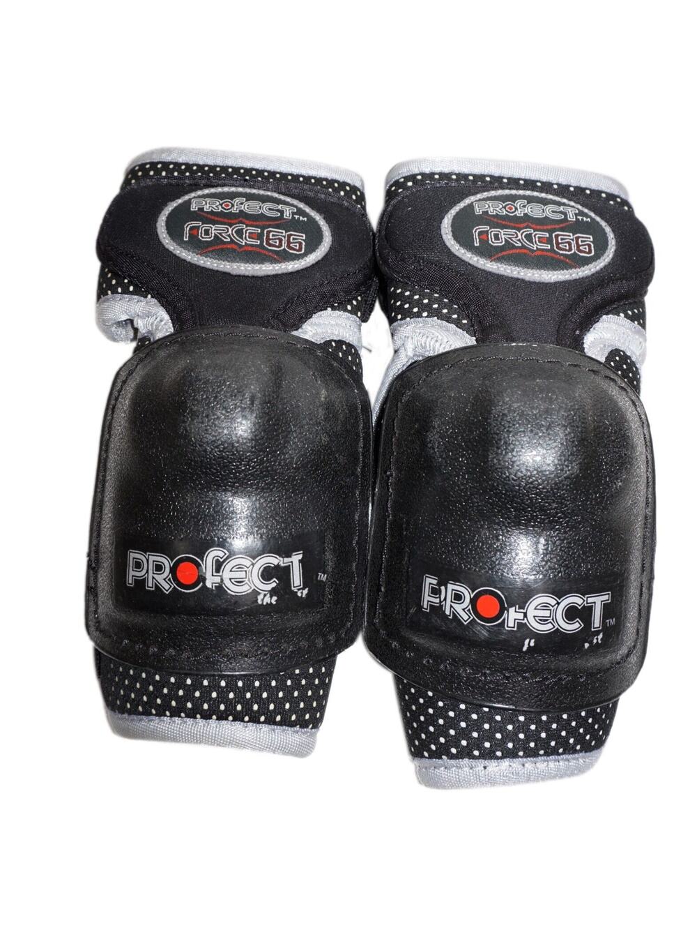 Vintage Profect Force 66 Elbow Pads Ice or Inline Hockey - Unisex Kids Medium